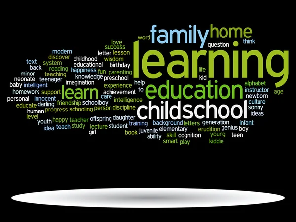 Family abstract word cloud — Stock Photo, Image