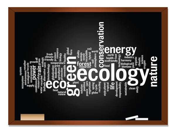 Conservation word cloud — Stock Photo, Image