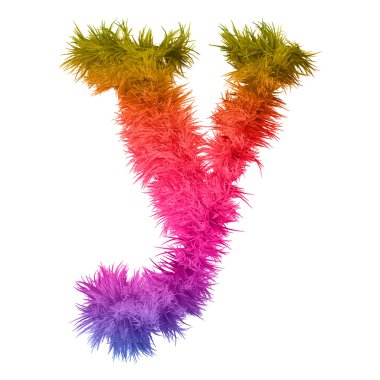  fur decorative font