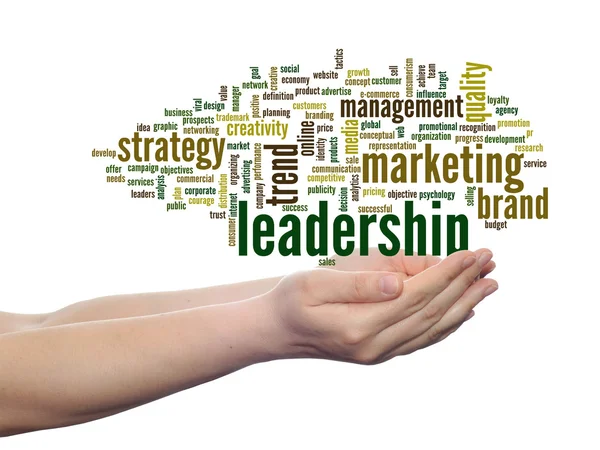 Leadership word cloud — Stock Photo, Image