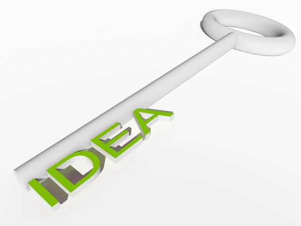 Conceptual idea  key — Stock Photo, Image