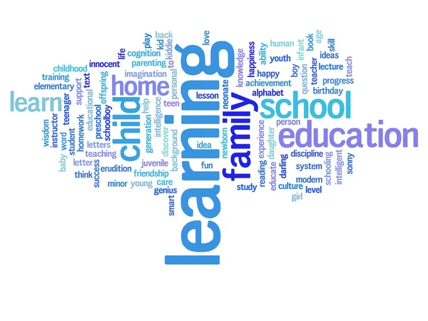 Family abstract word cloud — Stock Photo, Image