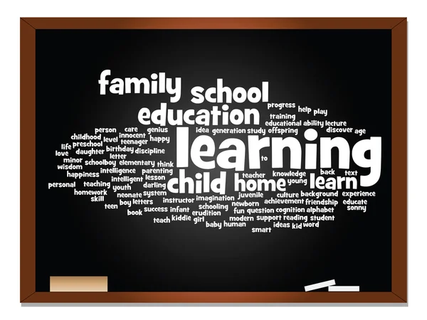 Education abstract word cloud — Stock Photo, Image