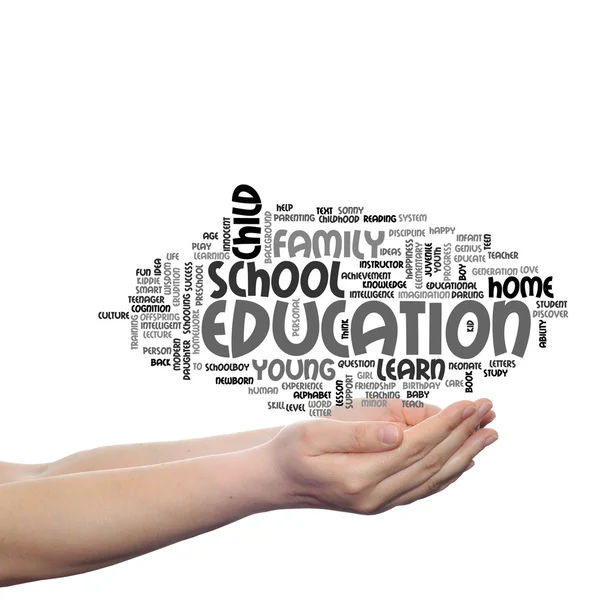 Educación Word Cloud —  Fotos de Stock