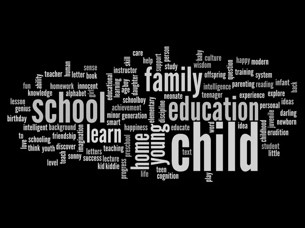 Educación Word Cloud —  Fotos de Stock