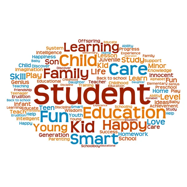 Educación Word Cloud —  Fotos de Stock