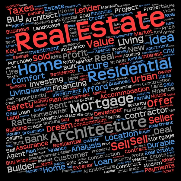 Housing word cloud — Stock Photo, Image
