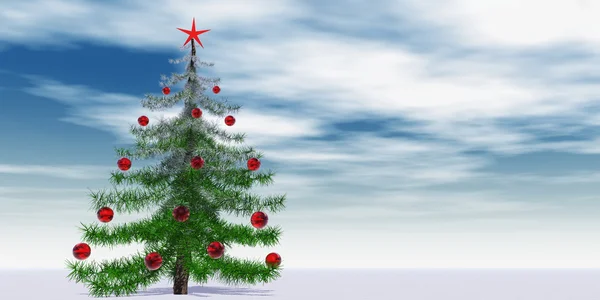 概念的圣诞枞树 — 图库照片