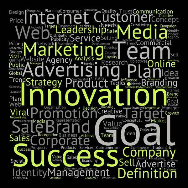 Business text word cloud — Stock Photo, Image