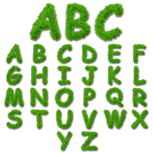 Ecology summer font — Stock Photo, Image