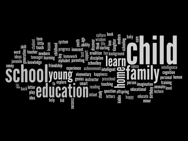 Educação Word Cloud — Fotografia de Stock