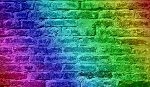 boyalı veya graffiti duvar tuğla 