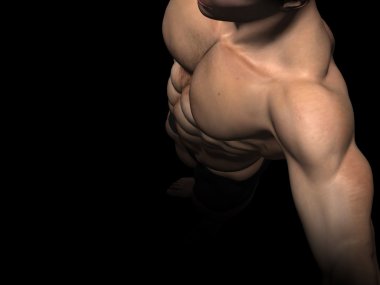 kavramsal güçlü vücut geliştirmeci 