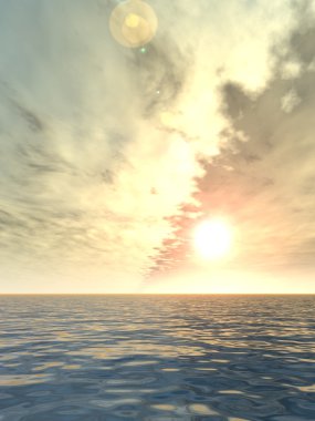  su ve dalgalar deniz manzarası 