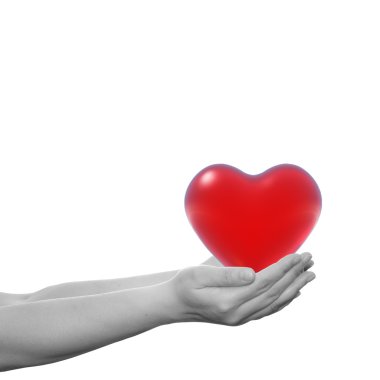 Kavramsal kalp ellerinde düzenlenen  