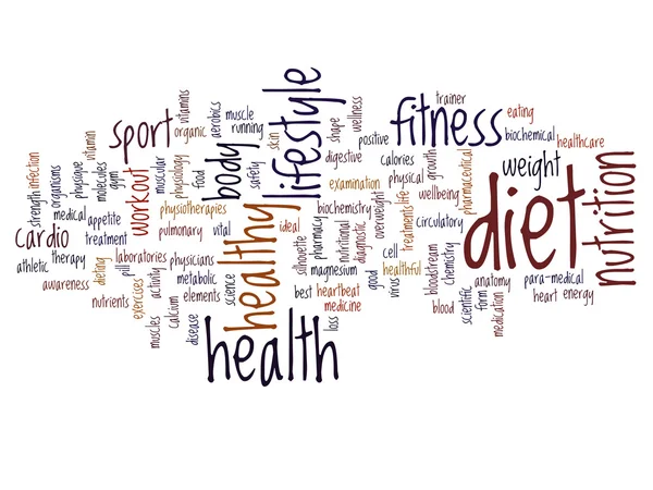 Health word cloud — Stock Photo, Image