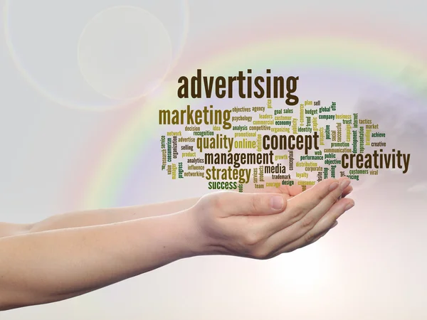 Business marketing word cloud — Stock Photo, Image