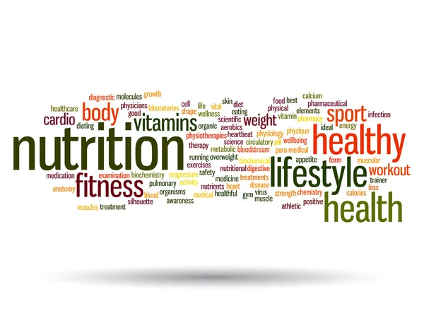 Health diet  word cloud — Stock Photo, Image