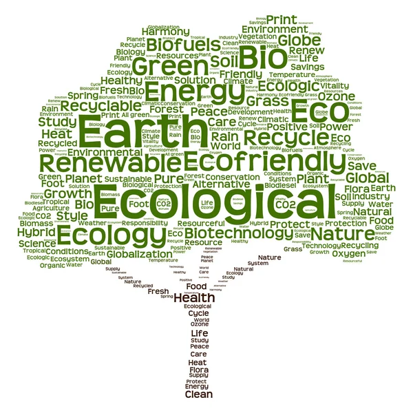 Ecología, texto energético —  Fotos de Stock