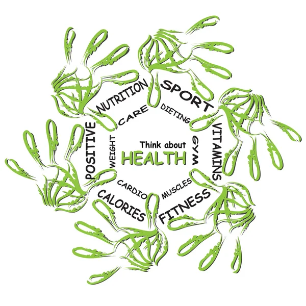 Health word cloud — Stock Photo, Image