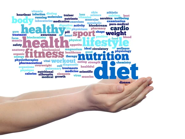 Diet word cloud — Stock Photo, Image