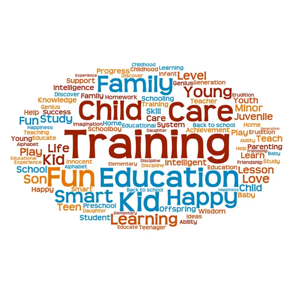 Education abstract word cloud — Stock Photo, Image