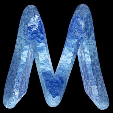 su ya da buz yazı tipi parçası