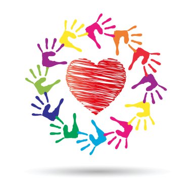 Kırmızı kalp sembolü 