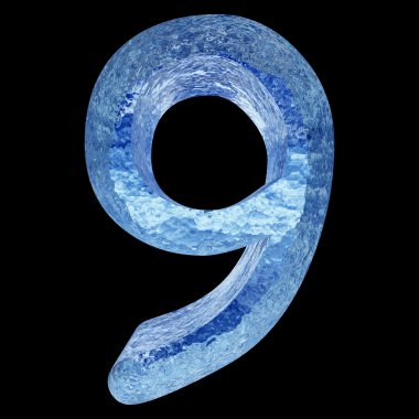 Su buz yazı tipi bölümü 