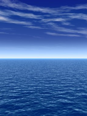 Dalgalar ve gökyüzü cennet