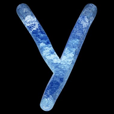 su ya da buz yazı tipi parçası