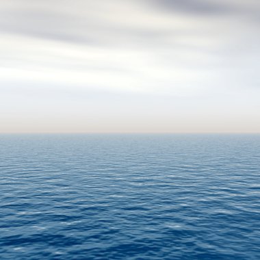 Dalgalar ve gökyüzü cennet