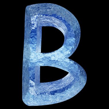 su ya da buz yazı tipi parçası