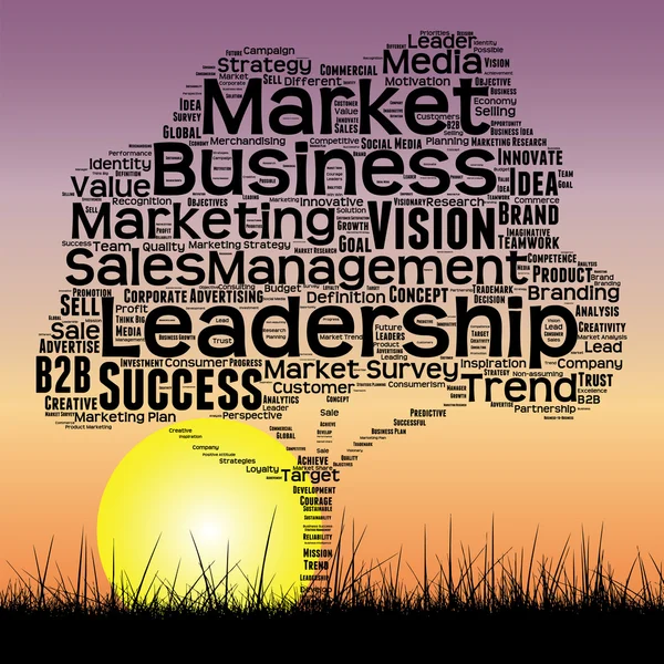 Business boom en gras word cloud — Stockfoto