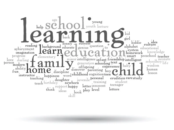 Conceptual education  word cloud — Stock Photo, Image