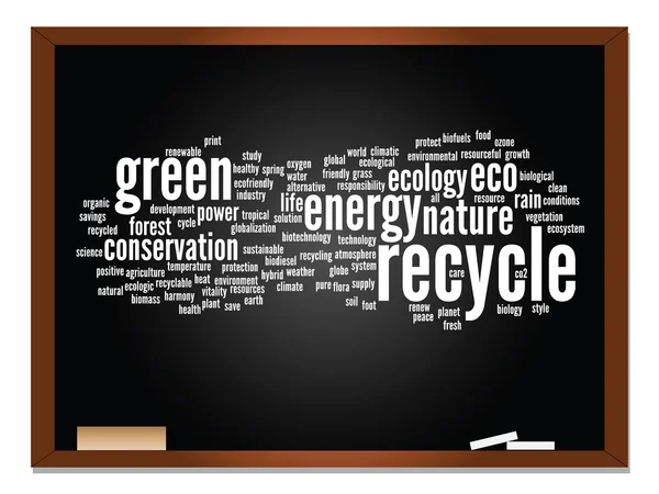 Conservation word cloud text — Stock Photo, Image