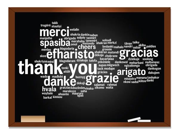 Blackboard tack word cloud — Stockfoto