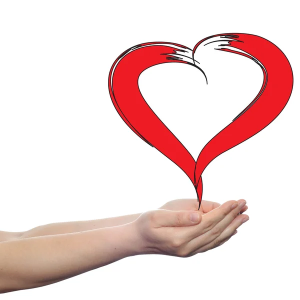 Heart shape love symbol — Stock Photo, Image