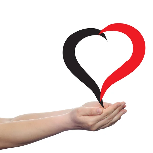 Corazón forma amor símbolo — Foto de Stock