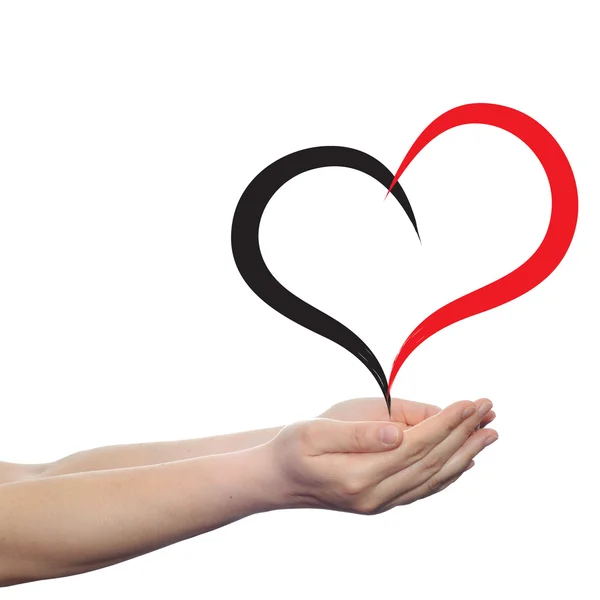 Herz Form Liebe Symbol — Stockfoto