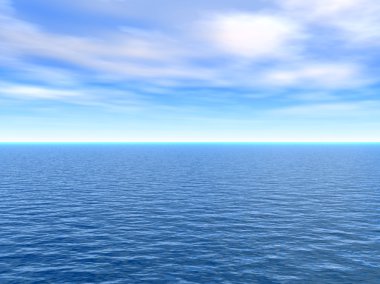  okyanus su dalgaları ve gökyüzü 