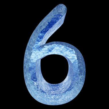 Su buz yazı tipi bölümü 