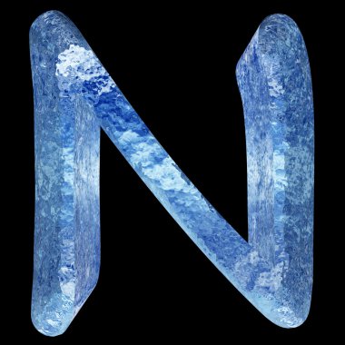 su ya da buz yazı tipi parçası