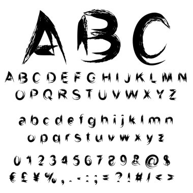  el yazısı karalama boya yazı tipi  