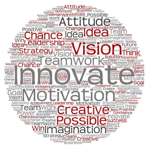 Abstracte creatieve business word cloud — Stockfoto