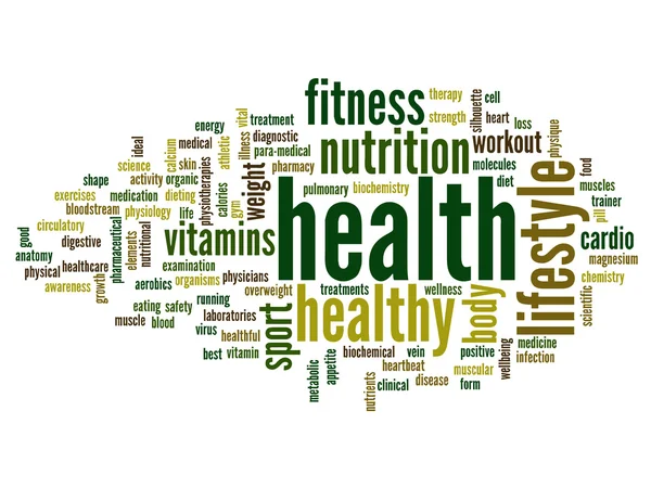 Health word cloud — Stock Photo, Image