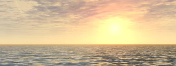 지평선 가까이 태양 — 스톡 사진