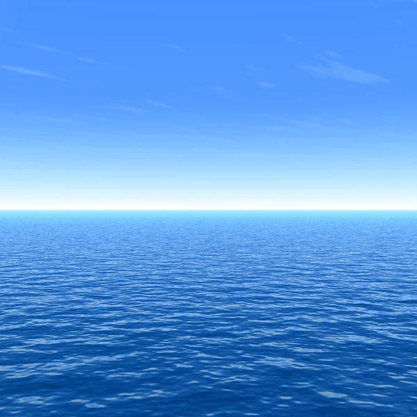 Dalgalar ve gökyüzü cennet