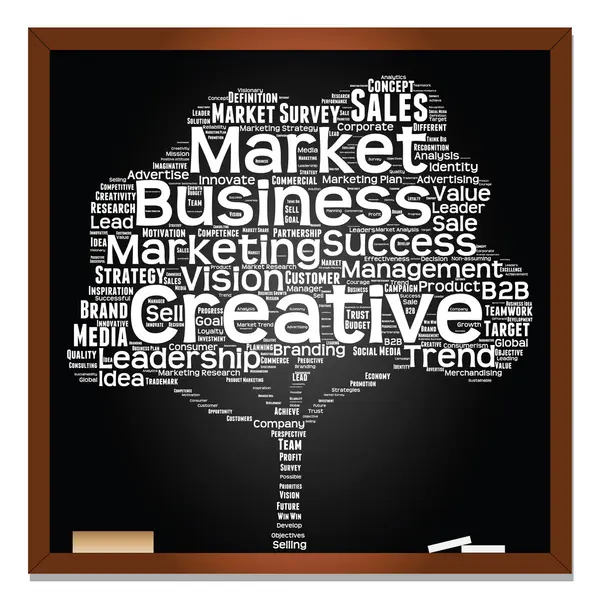 Business-Wort-Wolke — Stockfoto