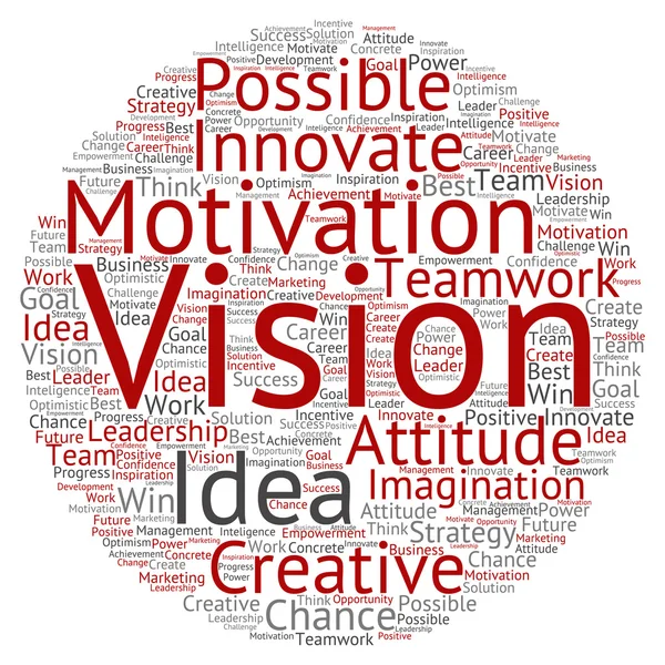 Abstract creative business word cloud — Stock Photo, Image